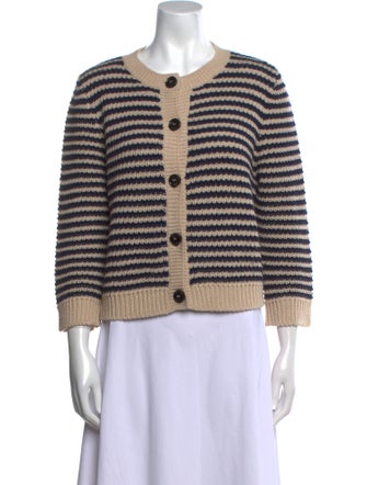 Weekend Max Mara Virgin Wool Striped Sweater