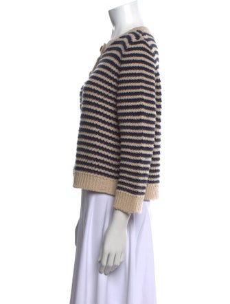 Weekend Max Mara Virgin Wool Striped Sweater