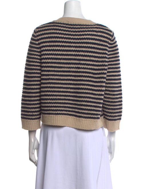 Weekend Max Mara Virgin Wool Striped Sweater