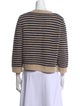Weekend Max Mara Virgin Wool Striped Sweater