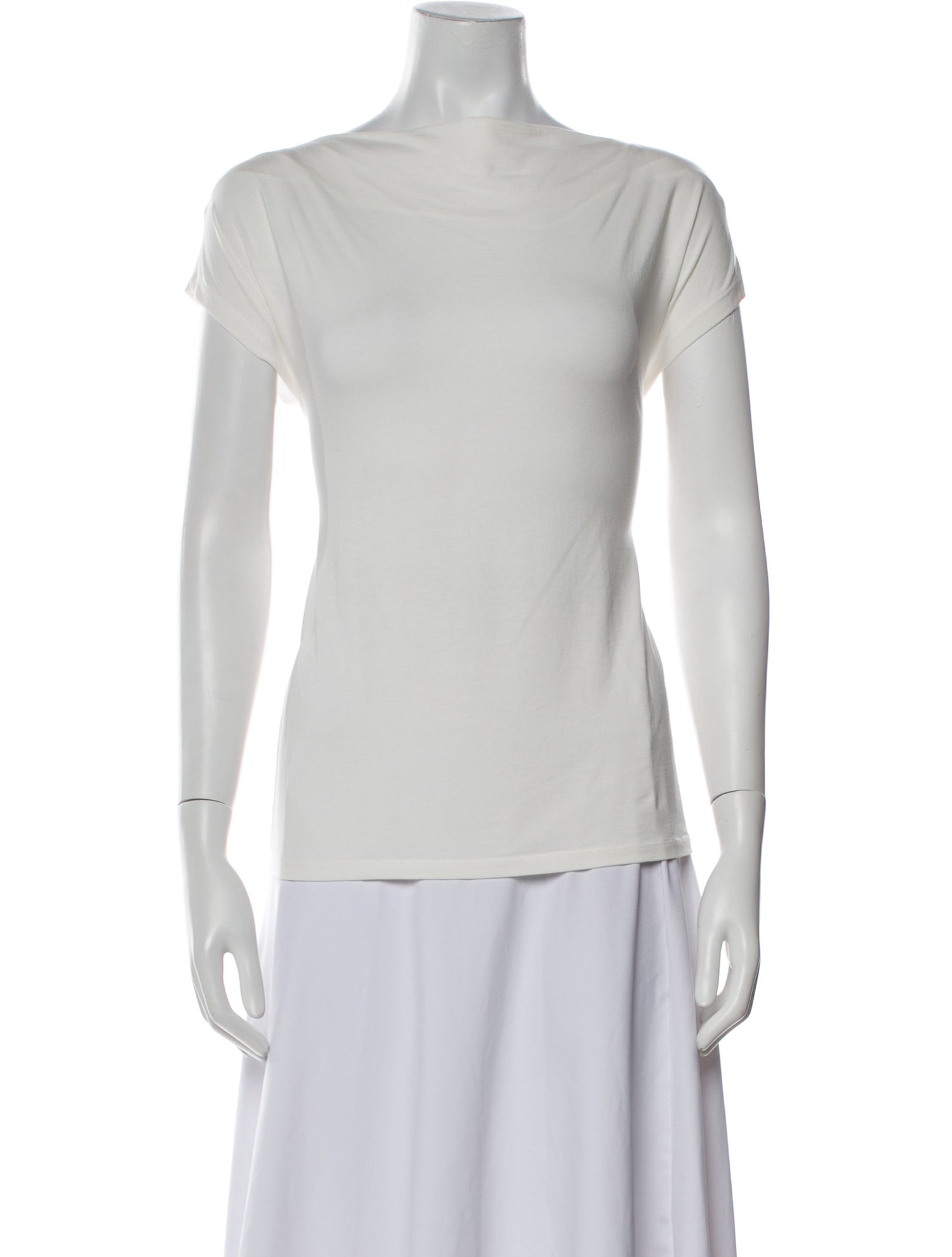 Weekend Max Mara Bateau Neckline Short Sleeve T-Shirt