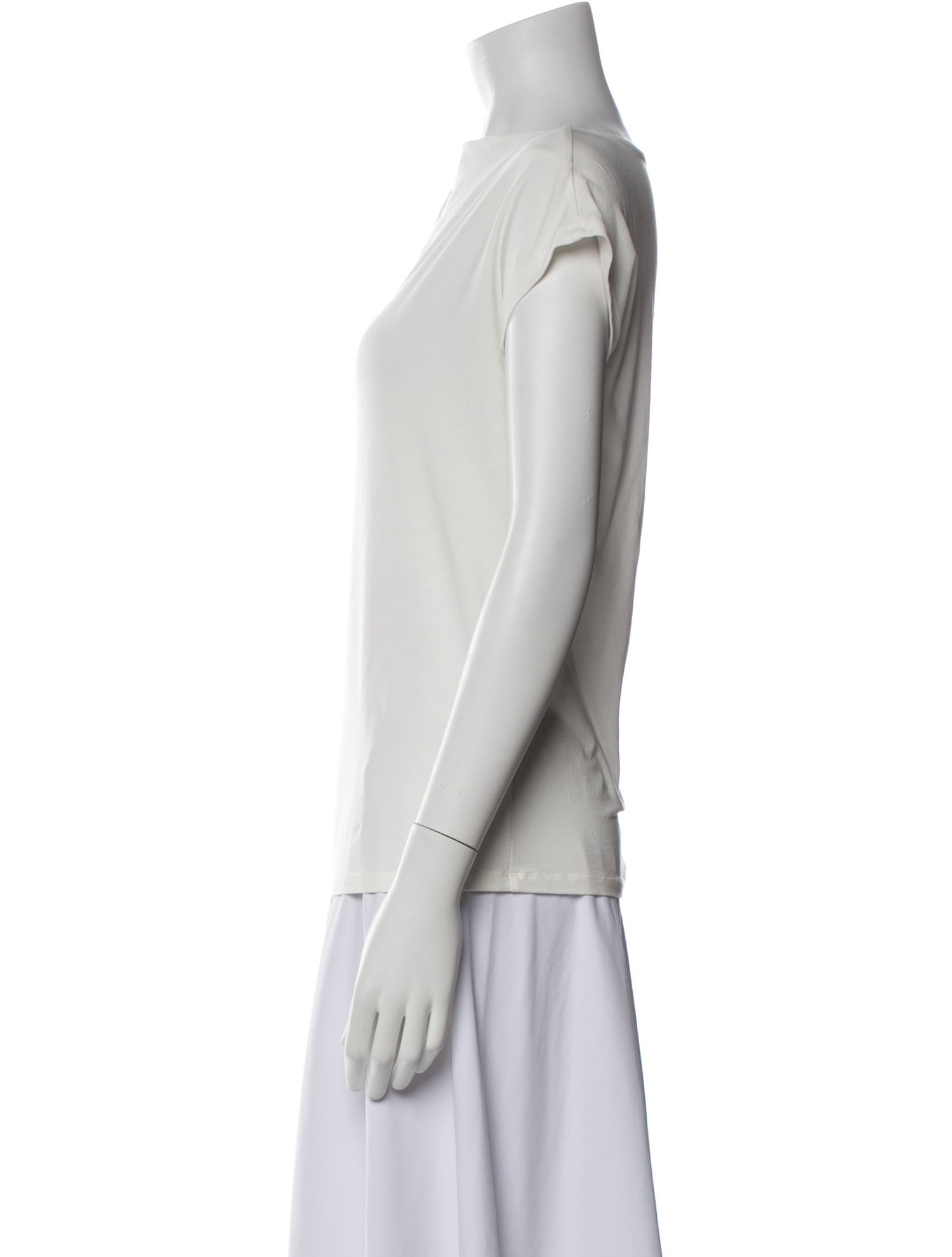 Weekend Max Mara Bateau Neckline Short Sleeve T-Shirt