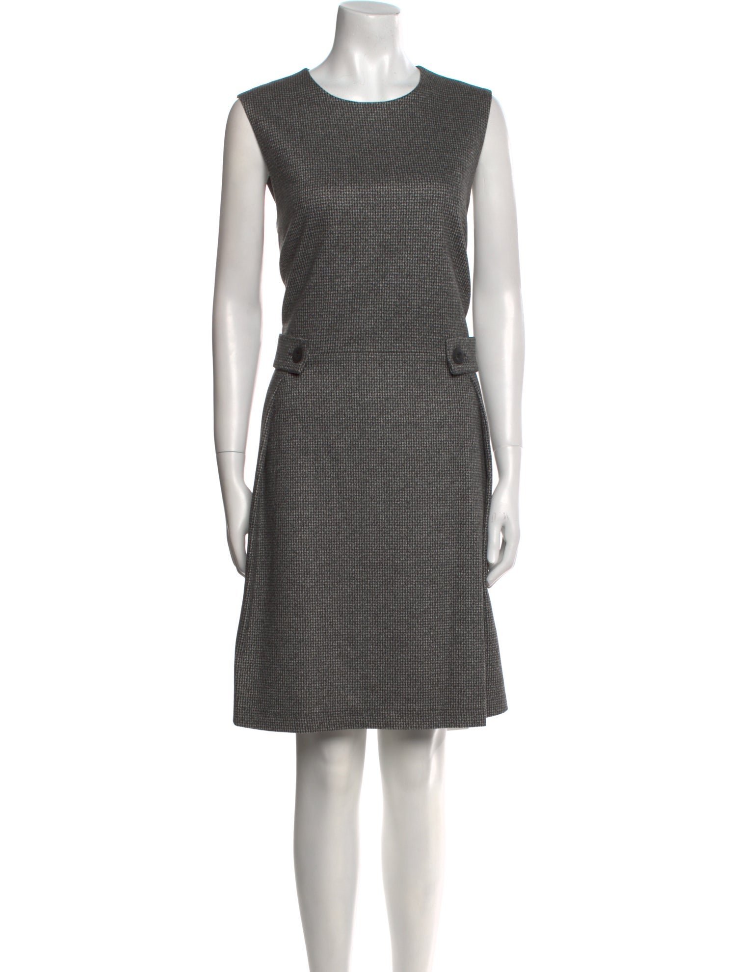 Weekend Max Mara Houndstooth Print Knee-Length Dress w/ Tags