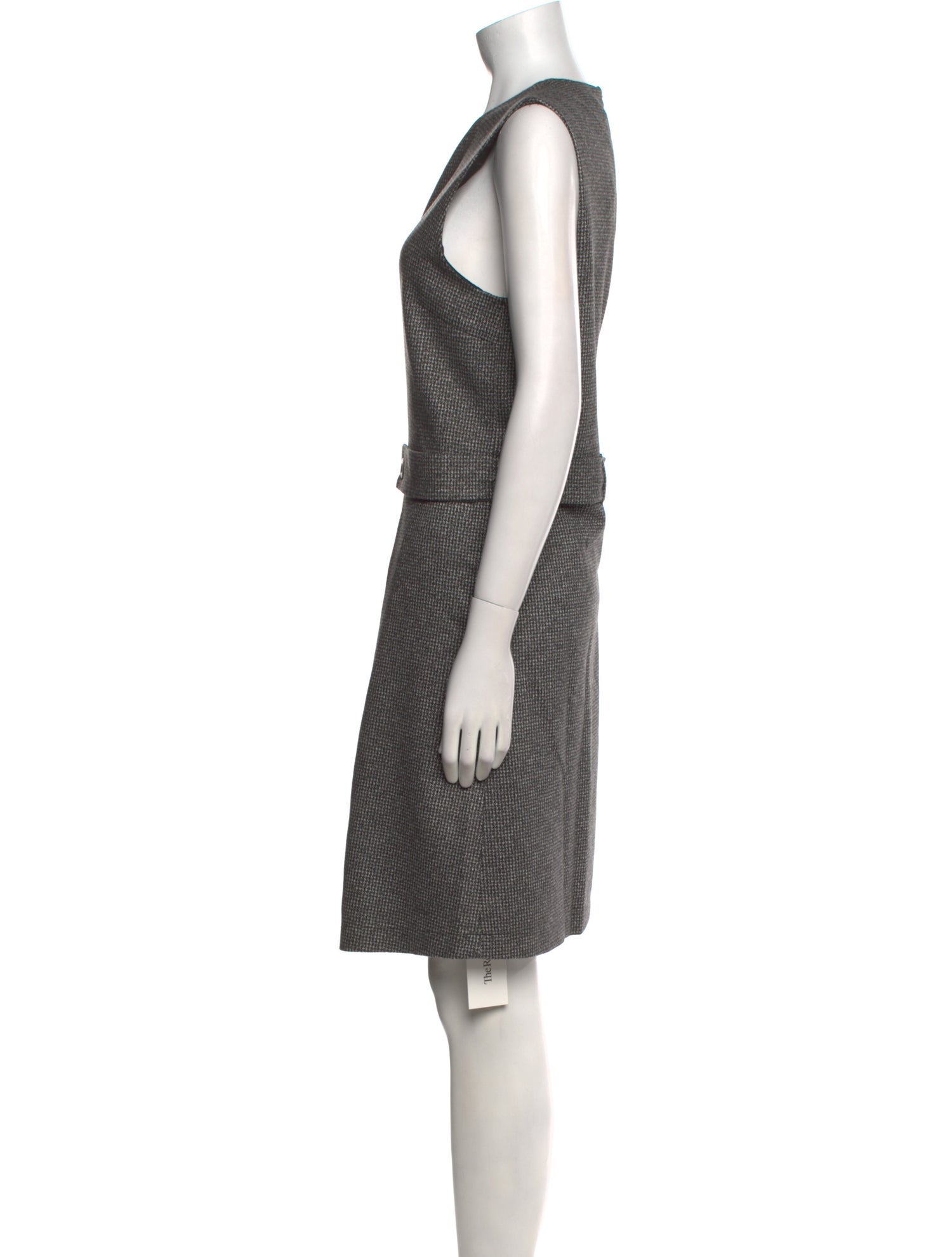 Weekend Max Mara Houndstooth Print Knee-Length Dress w/ Tags