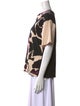 Weekend Max Mara Printed Bateau Neckline T-Shirt