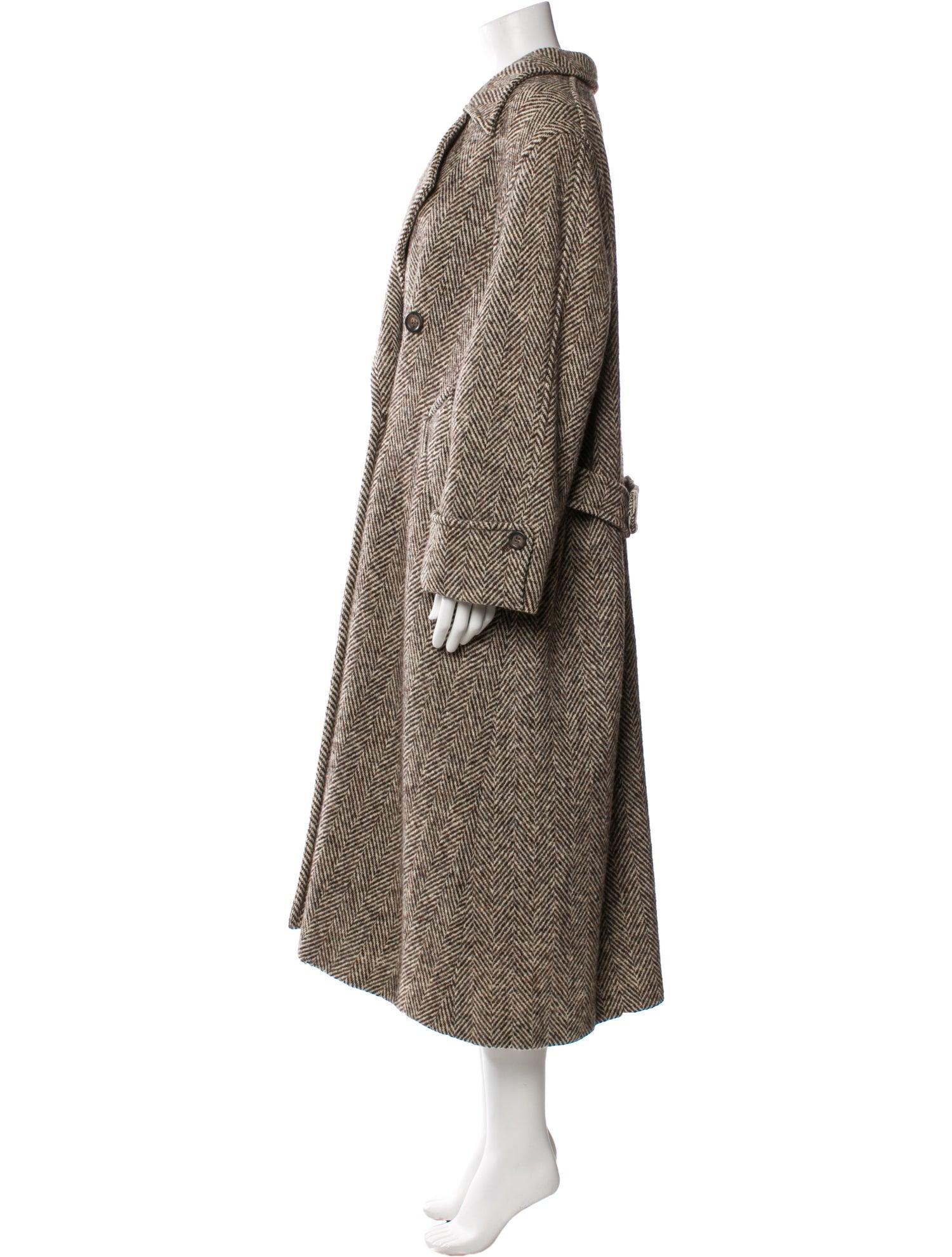 Weekend Max Mara Tweed Pattern Coat