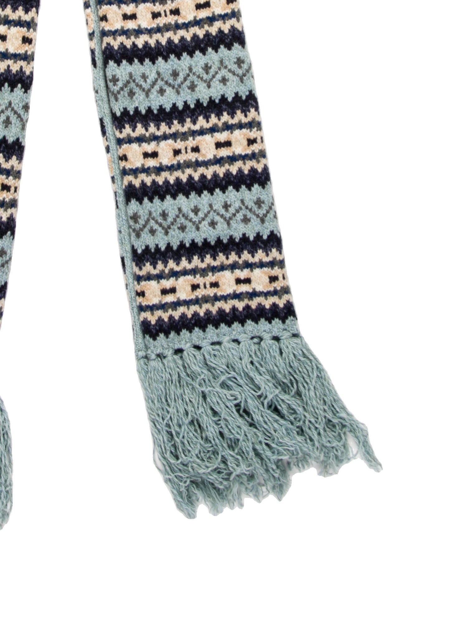 Weekend Max Mara Virgin Wool Striped Scarf