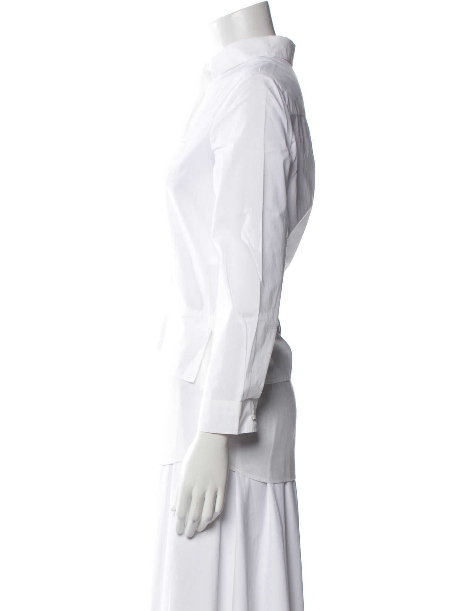 Weekend Max Mara Three-Quarter Sleeve Button-Up Top