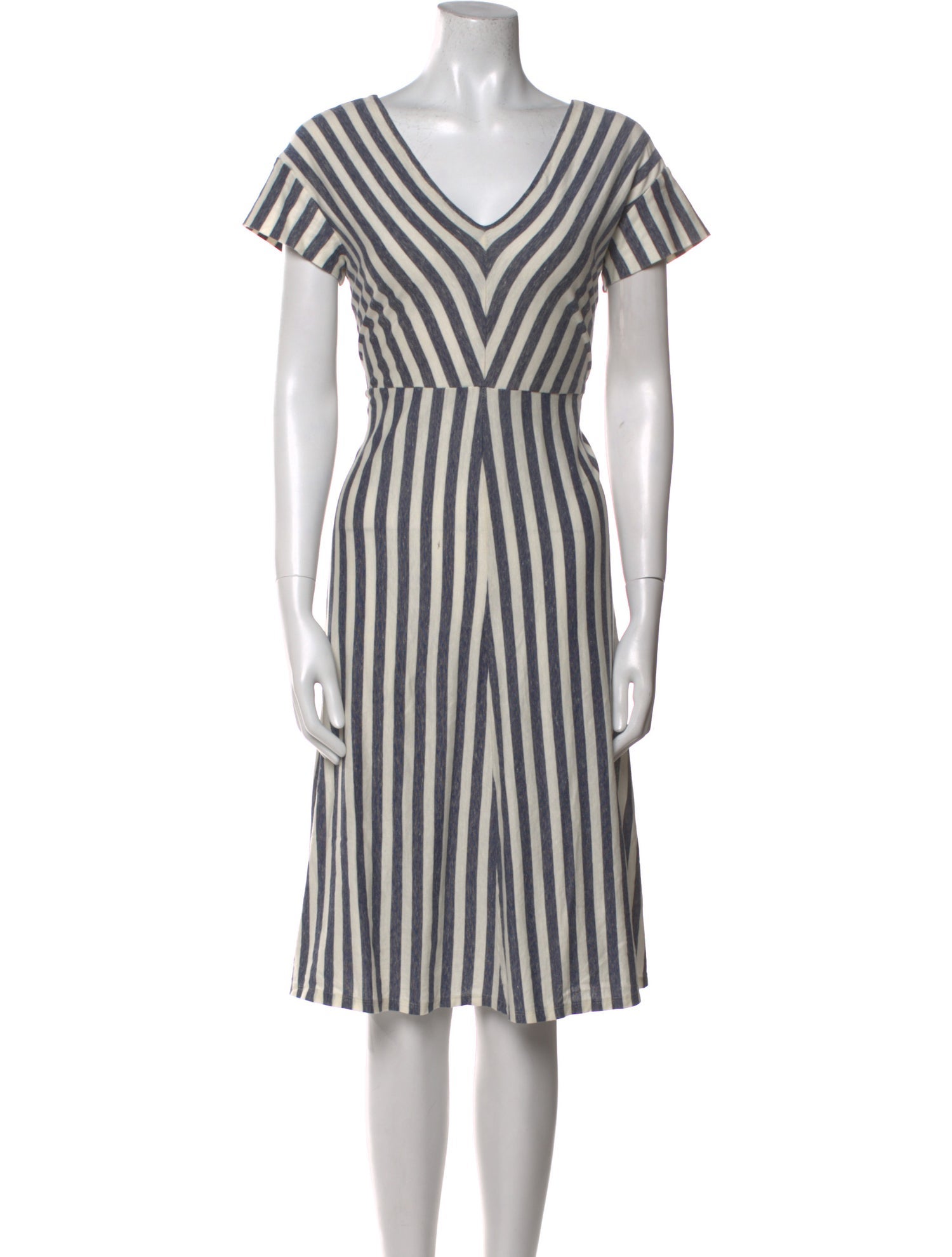 Weekend Max Mara Striped Knee-Length Dress