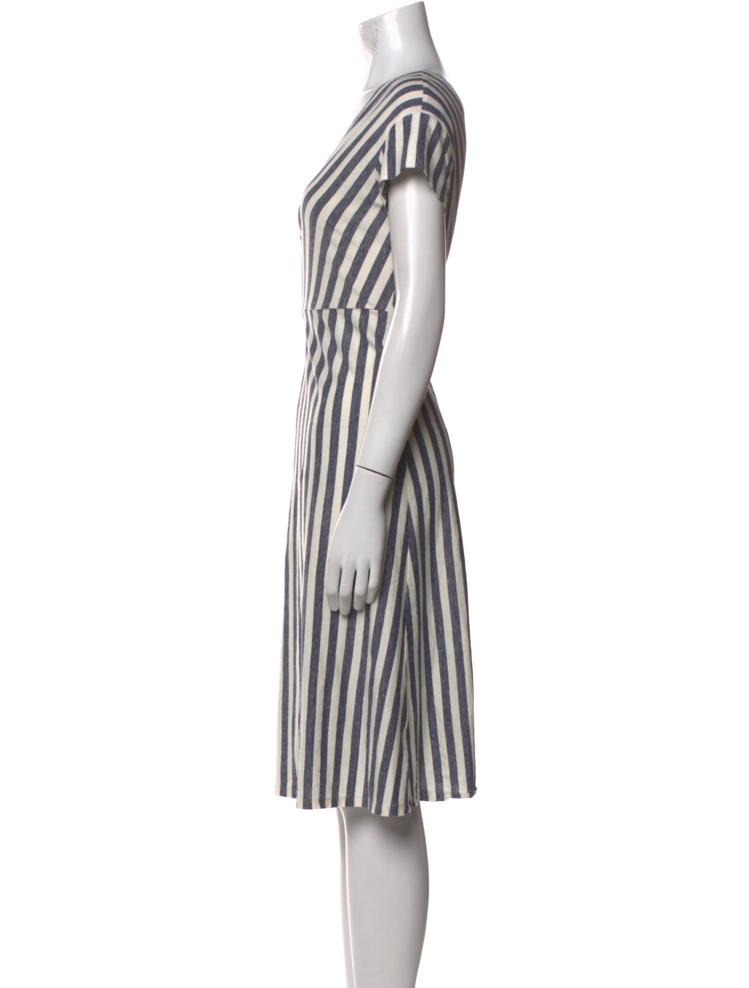 Weekend Max Mara Striped Knee-Length Dress