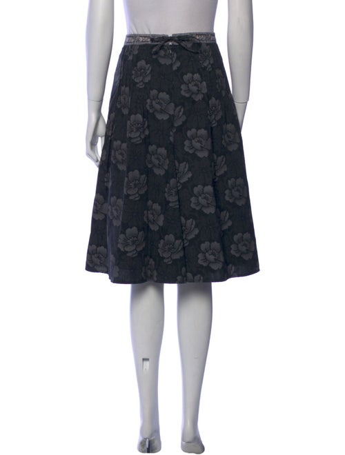 Weekend Max Mara Floral Print Knee-Length Skirt