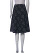 Weekend Max Mara Floral Print Knee-Length Skirt
