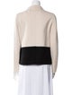 Weekend Max Mara Virgin Wool Colorblock Pattern Bomber Jacket