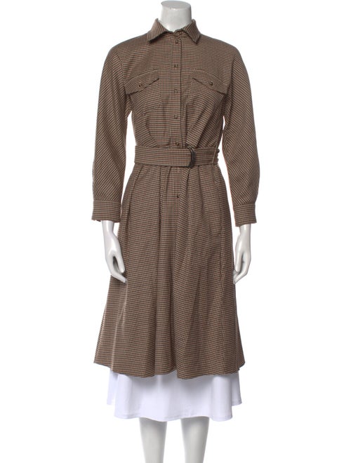 Weekend Max Mara Virgin Wool Midi Length Dress