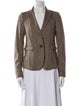 Weekend Max Mara Virgin Wool Houndstooth Print Blazer