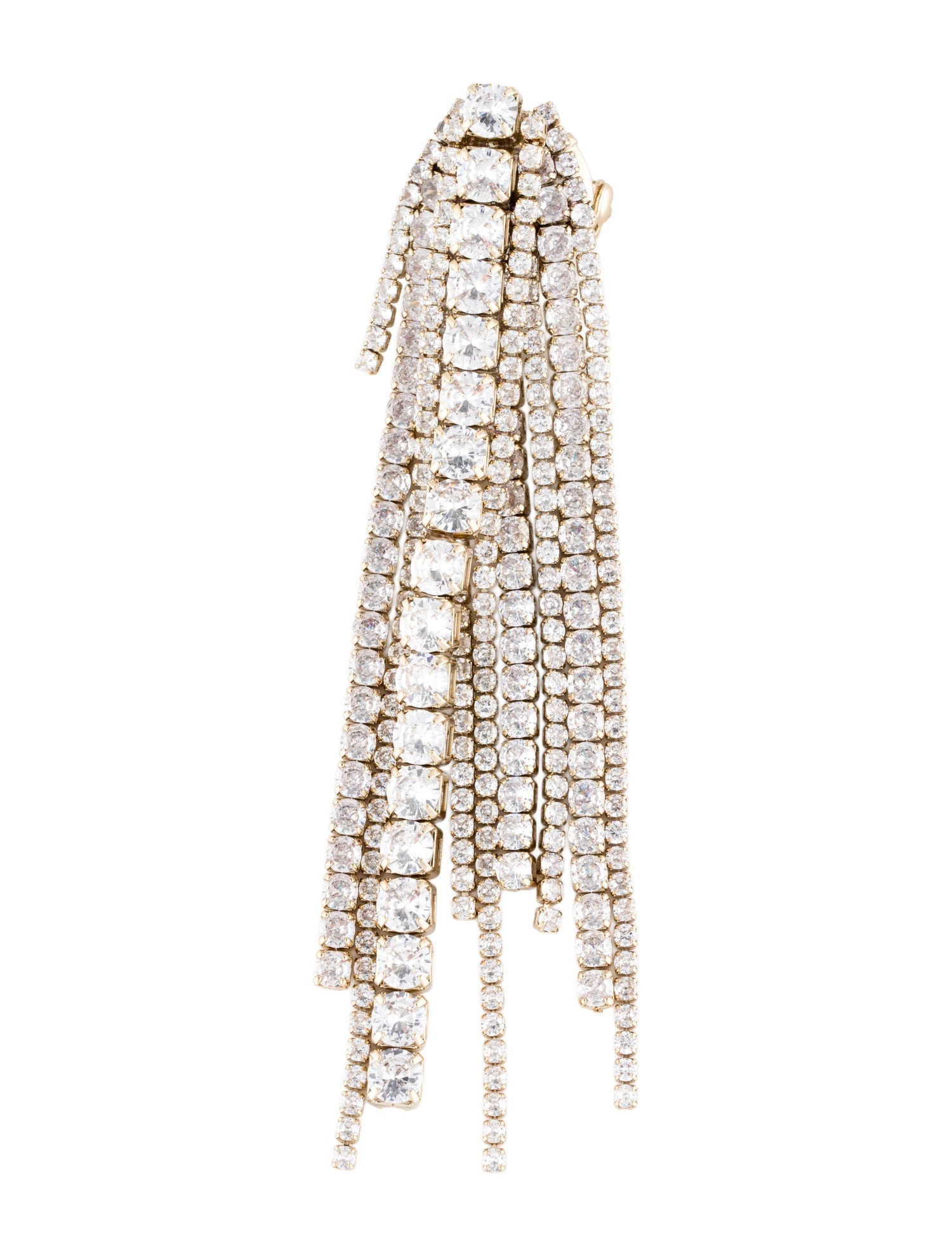 Weekend Max Mara Crystal Drop Pin Brooch