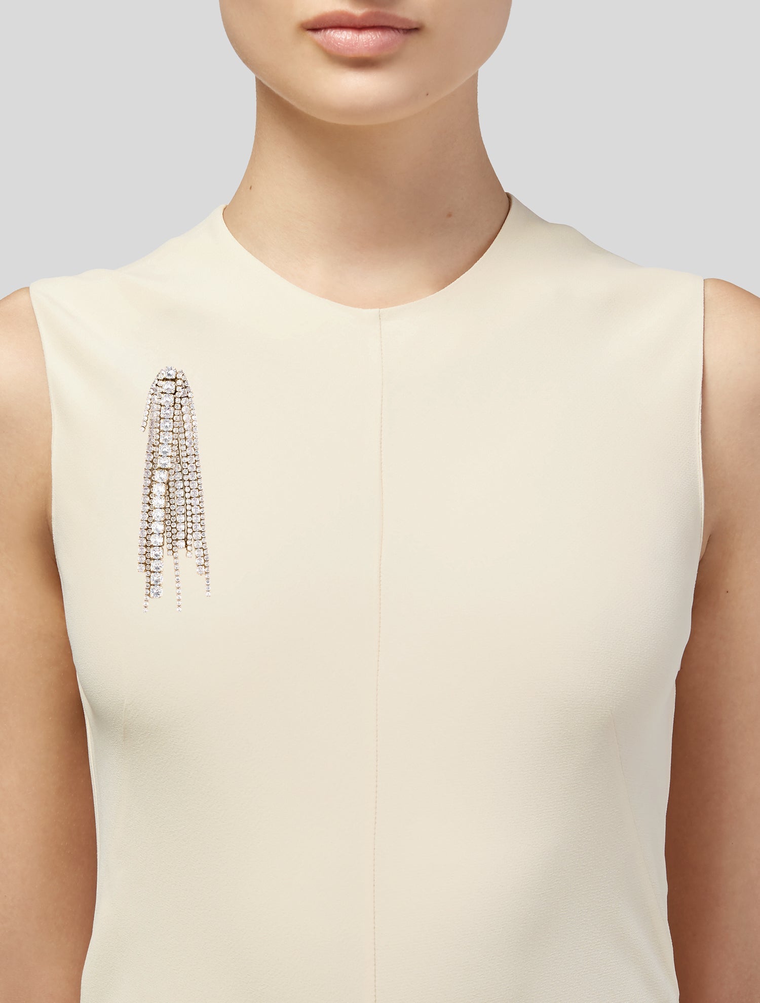 Weekend Max Mara Crystal Drop Pin Brooch