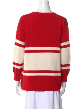 Weekend Max Mara Striped Bateau Neckline Sweater