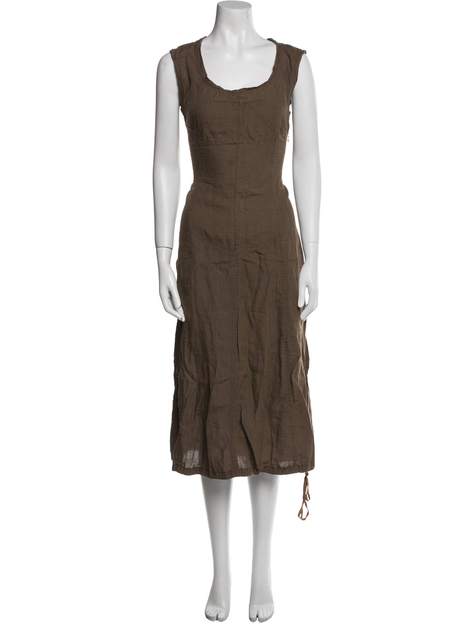 Weekend Max Mara Linen Midi Length Dress