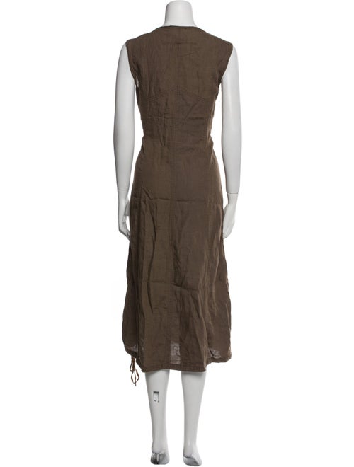 Weekend Max Mara Linen Midi Length Dress