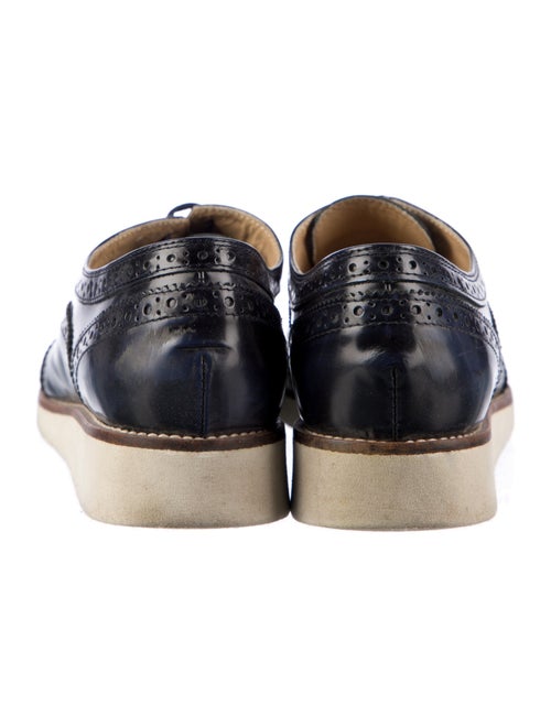 Weekend Max Mara Leather Leather Trim Embellishment Oxfords