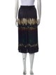 Weekend Max Mara Tie-Dye Print Midi Length Skirt