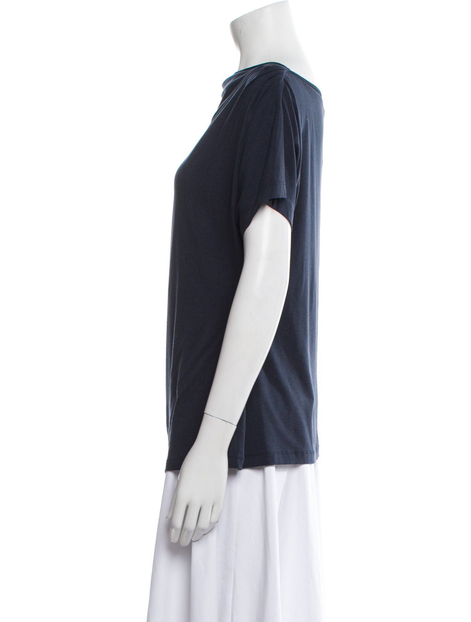 Weekend Max Mara Bateau Neckline Short Sleeve T-Shirt