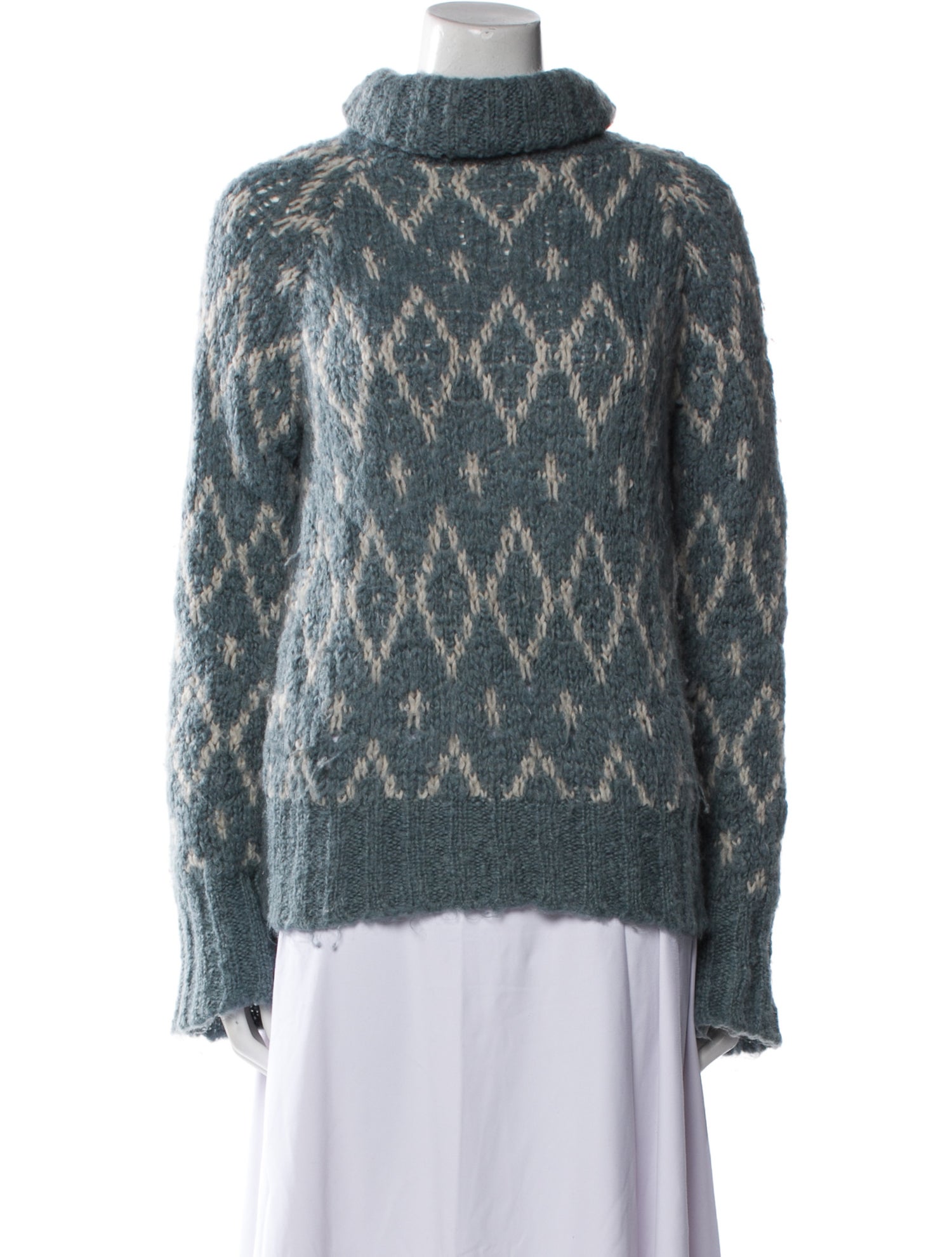 Weekend Max Mara Printed Turtleneck Sweater