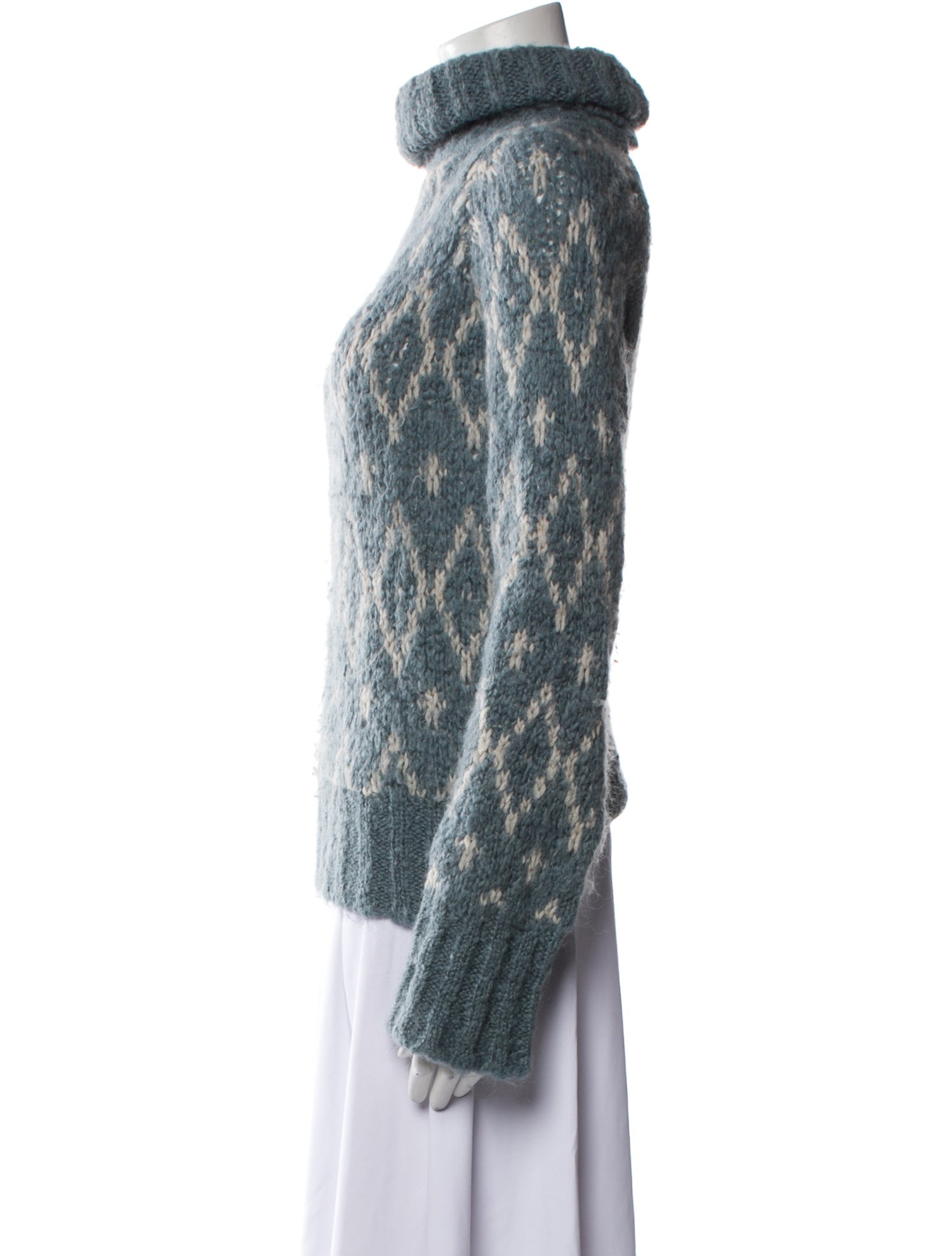 Weekend Max Mara Printed Turtleneck Sweater