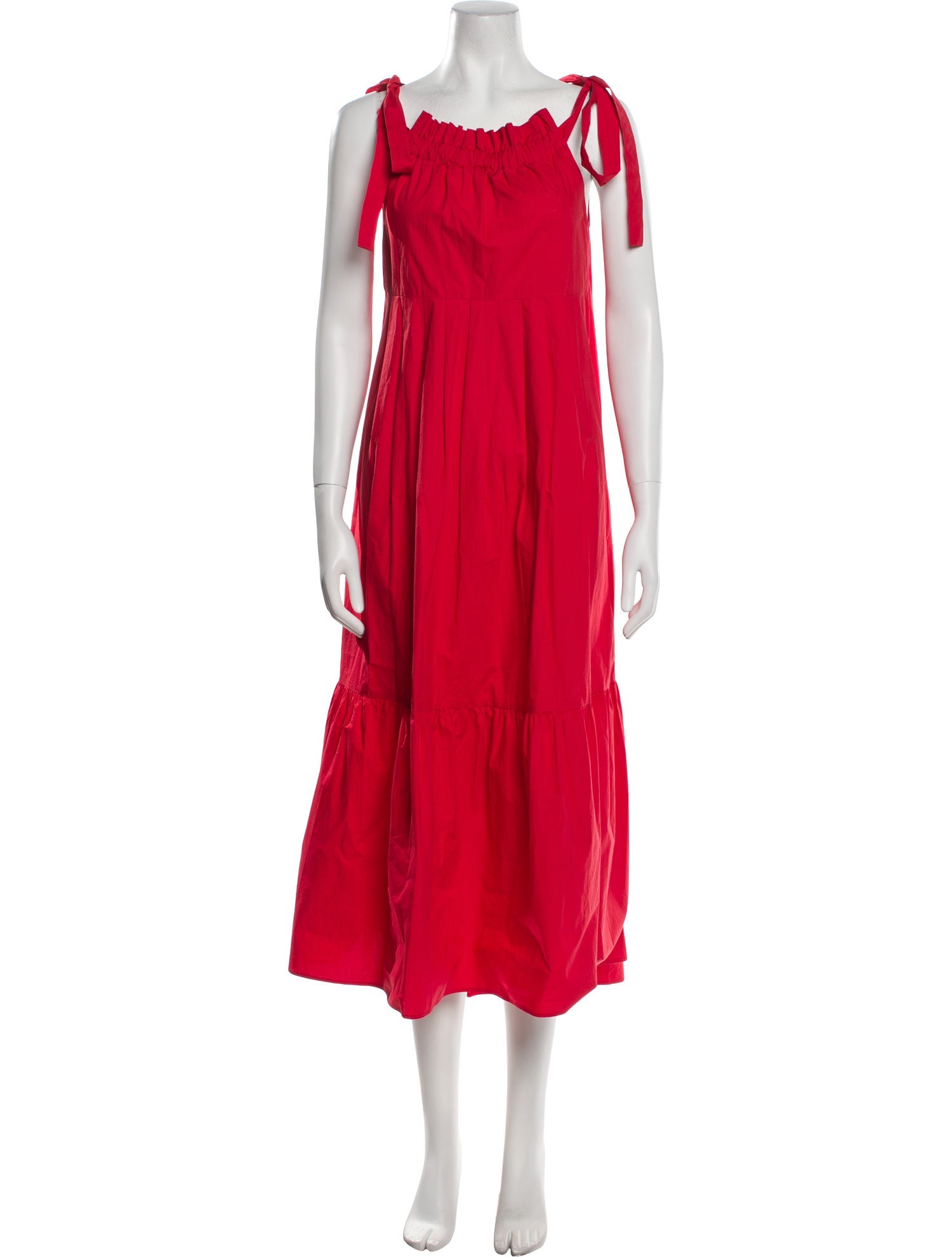 Weekend Max Mara Square Neckline Long Dress