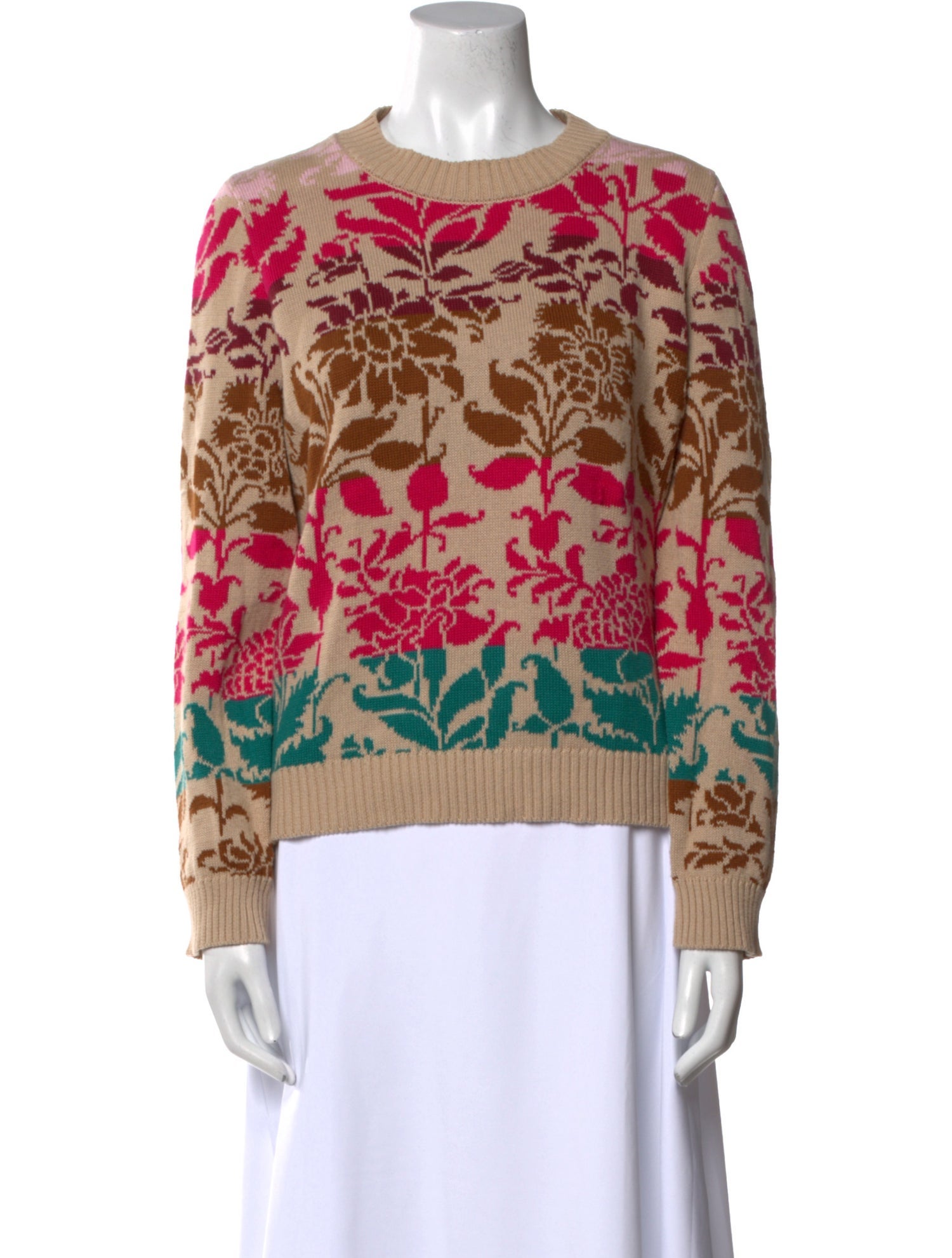Weekend Max Mara Printed Crew Neck Sweater