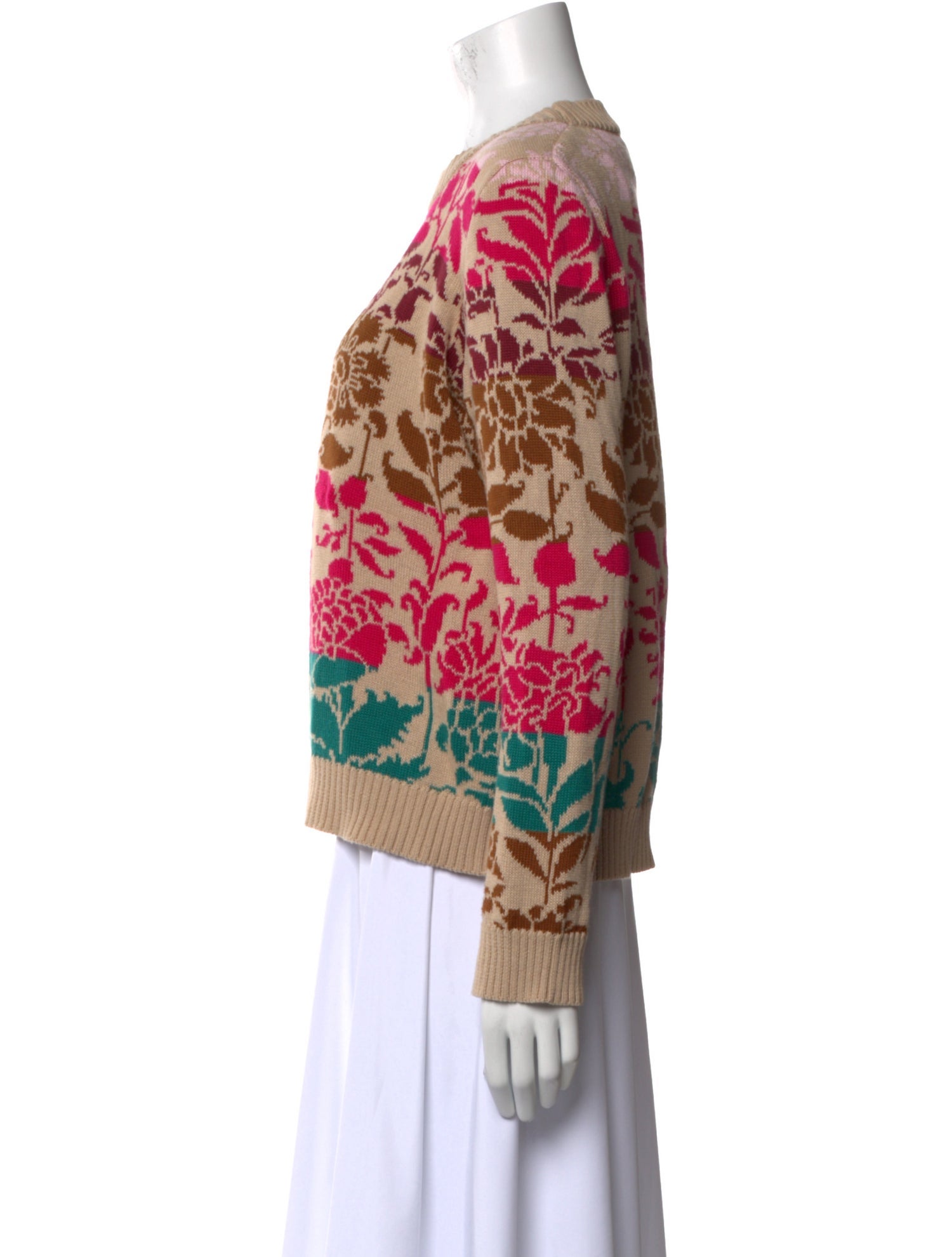 Weekend Max Mara Printed Crew Neck Sweater