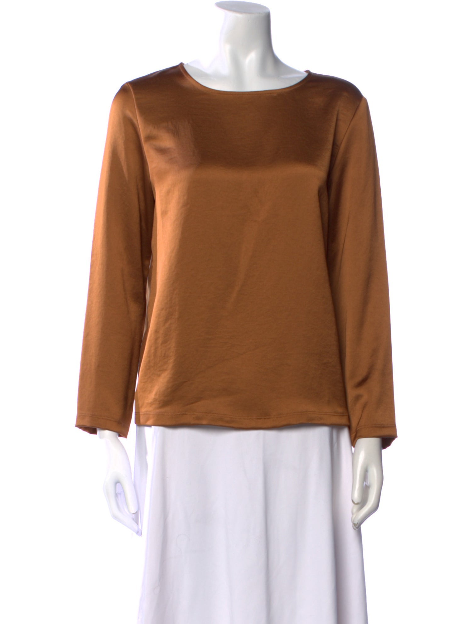 Weekend Max Mara Bateau Neckline Long Sleeve Blouse
