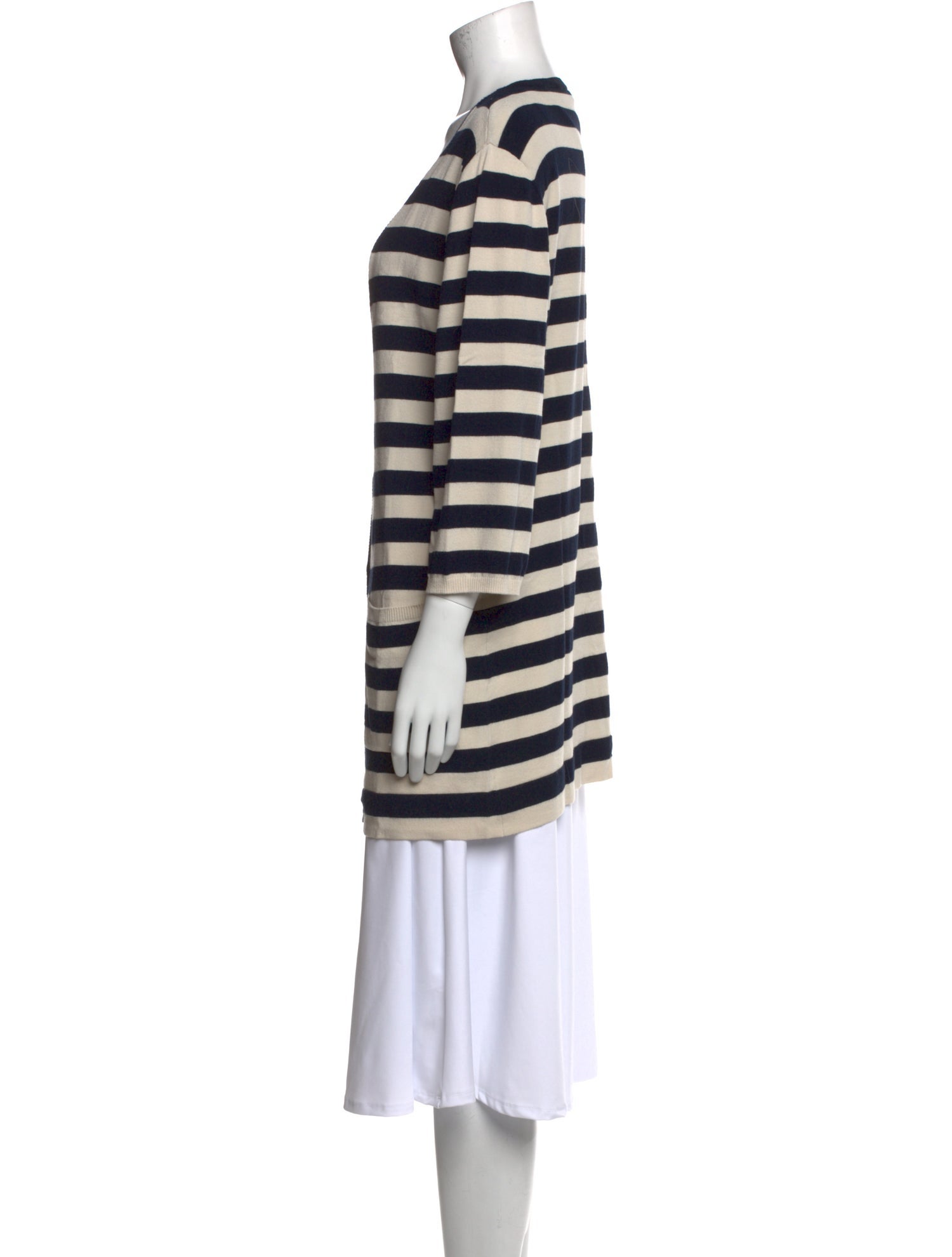 Weekend Max Mara Striped V-Neck Sweater