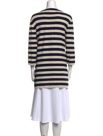 Weekend Max Mara Striped V-Neck Sweater