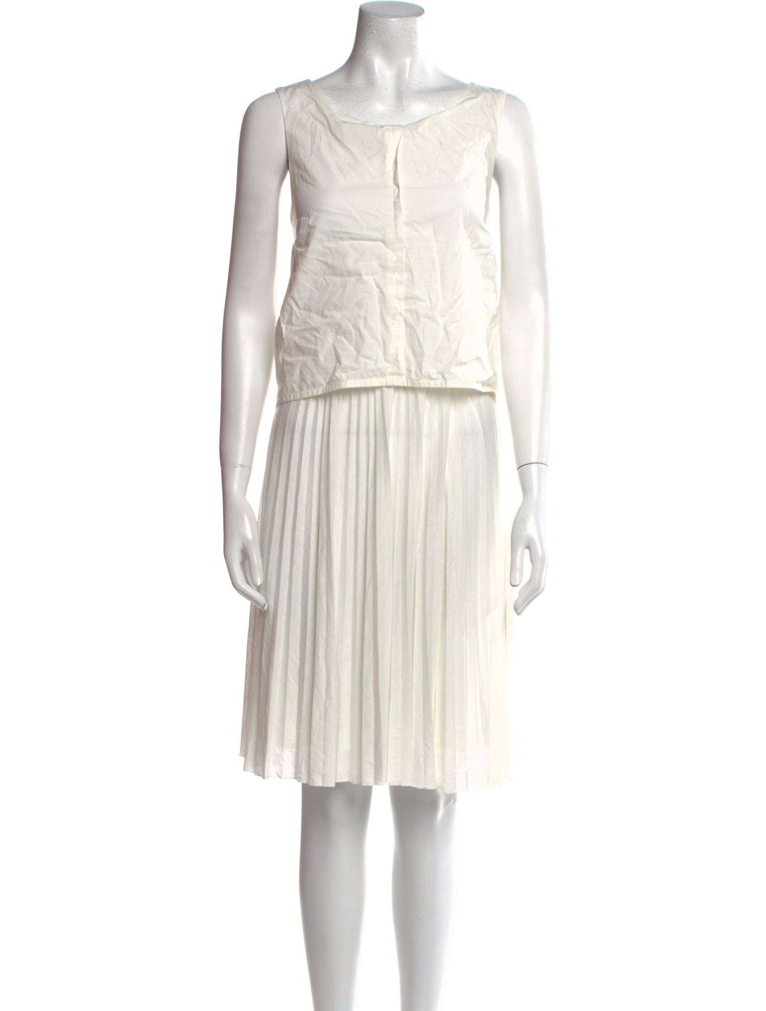 Weekend Max Mara Bateau Neckline Knee-Length Dress