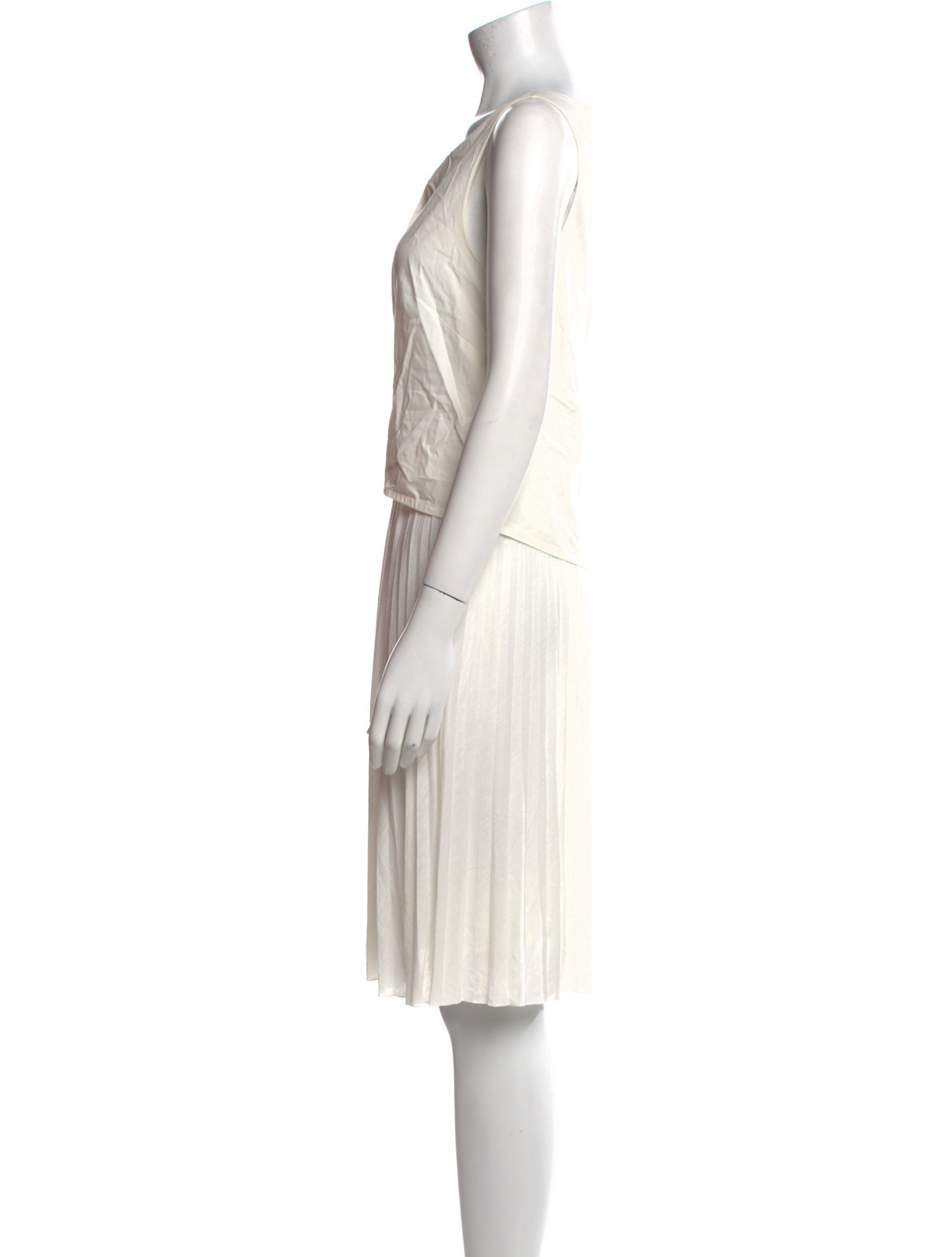 Weekend Max Mara Bateau Neckline Knee-Length Dress
