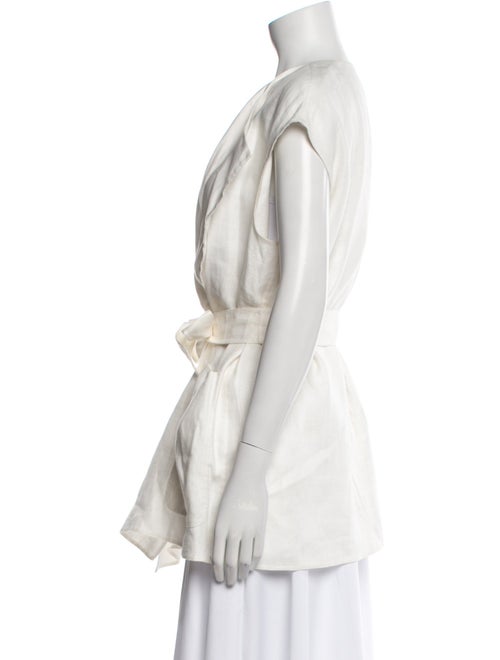 Weekend Max Mara Linen V-Neck Tunic