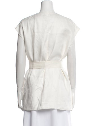 Weekend Max Mara Linen V-Neck Tunic