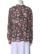 Weekend Max Mara Silk Floral Print Blouse