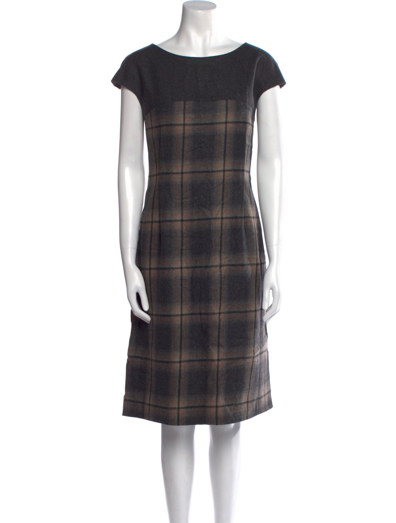 Weekend Max Mara Virgin Wool Knee-Length Dress