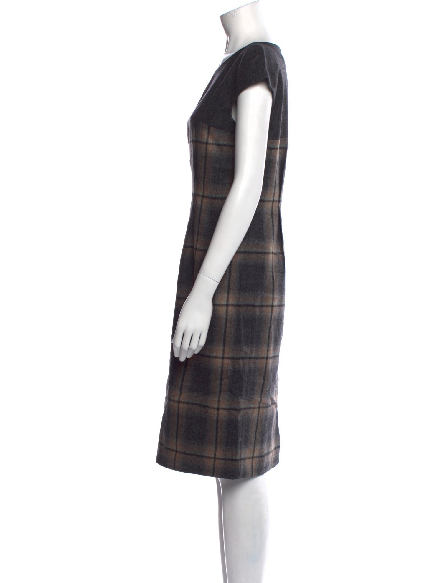 Weekend Max Mara Virgin Wool Knee-Length Dress
