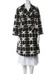 Weekend Max Mara Houndstooth Print Trench Coat