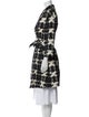 Weekend Max Mara Houndstooth Print Trench Coat