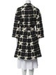 Weekend Max Mara Houndstooth Print Trench Coat