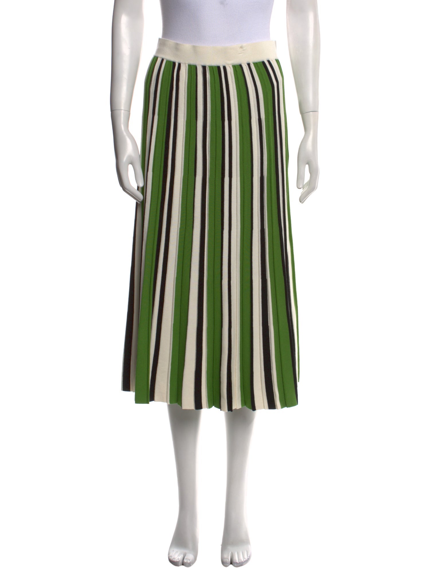 Weekend Max Mara Striped Midi Length Skirt w/ Tags