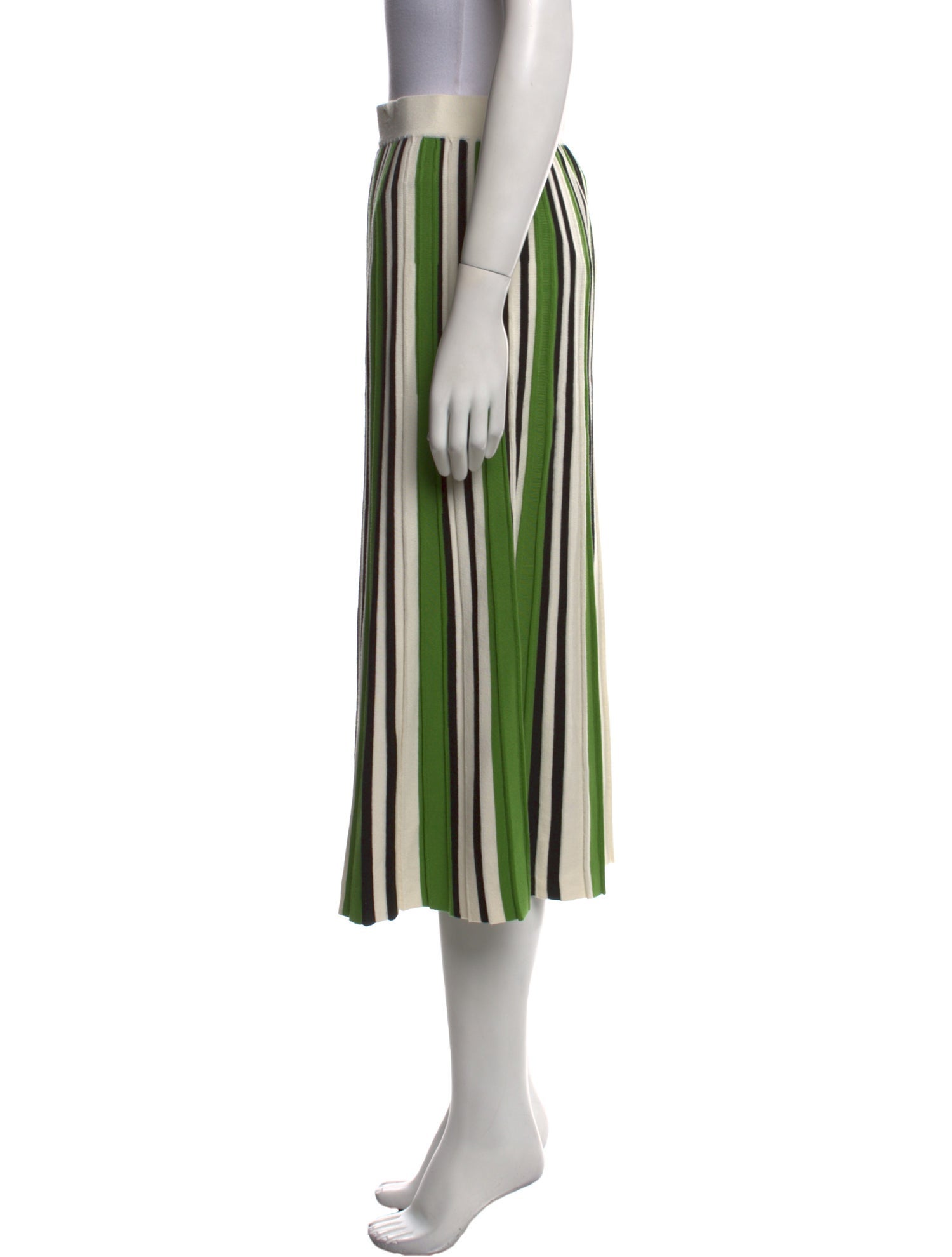 Weekend Max Mara Striped Midi Length Skirt w/ Tags