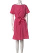 Weekend Max Mara Bateau Neckline Knee-Length Dress