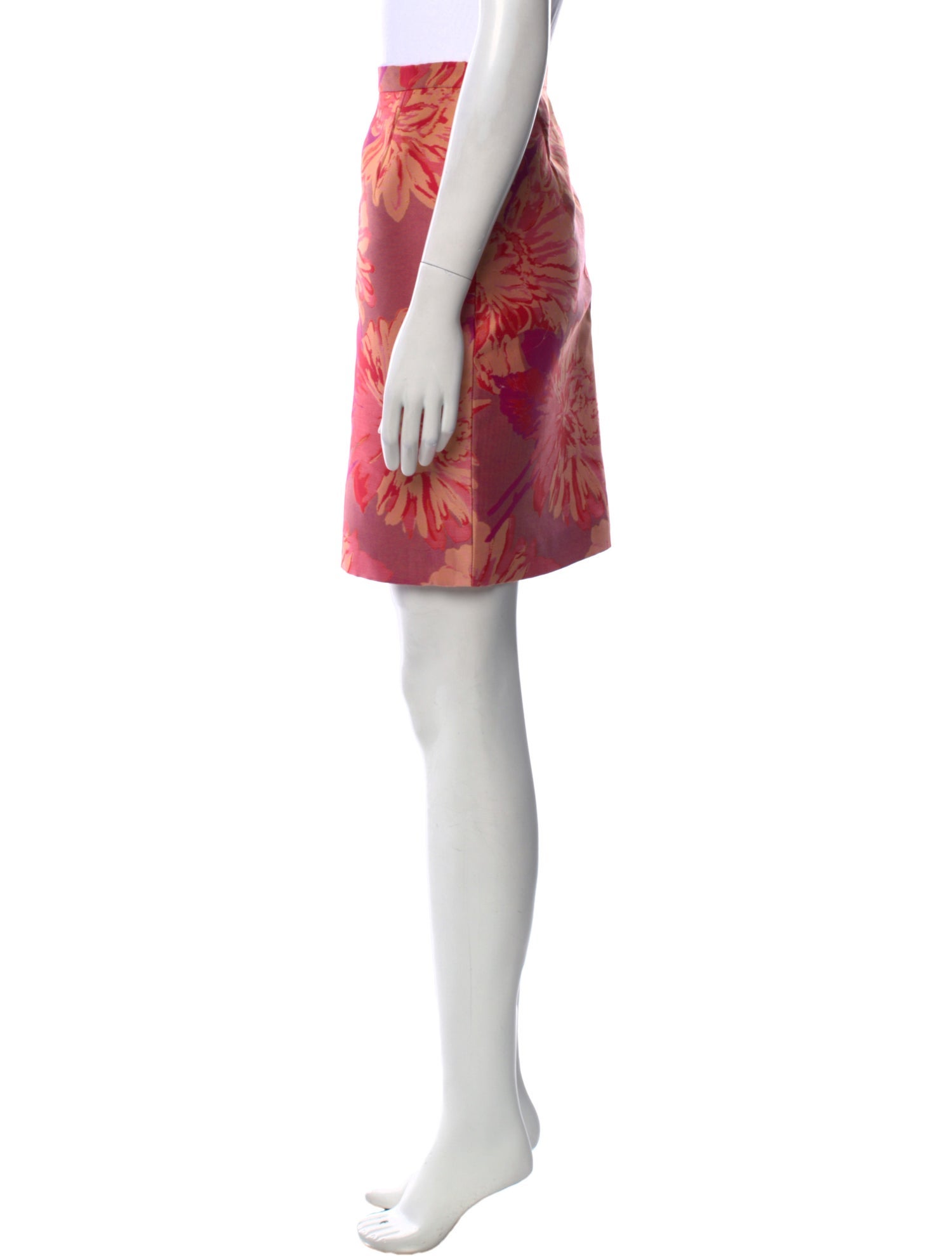 Weekend Max Mara Floral Print Mini Skirt