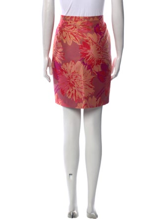 Weekend Max Mara Floral Print Mini Skirt